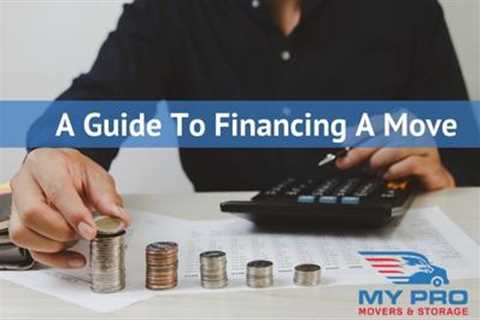 How To Finance A Move | MyProMovers