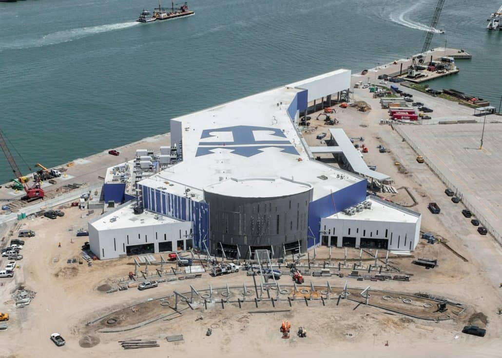 Construction Nearing Completion on Royal Caribbean’s $125 Million Galveston Terminal
