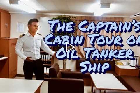 Captain's cabin tour on large Oil tanker ship #cabintour