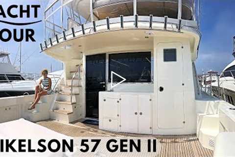 $1,999,000 2020 MIKELSON 57' GEN II Sportfisher MOTOR YACHT Tour Boat WALKTHROUGH & SPECS..