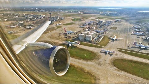 INSANE ENGINE ROAR | British Airways 767-300 Takeoff from London Heathrow!