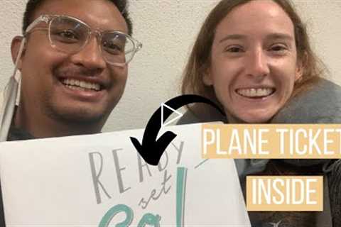 WE ARRIVED AT THE AIRPORT WITH NO IDEA WHERE WE WERE GOING! (Surprise Trip!)