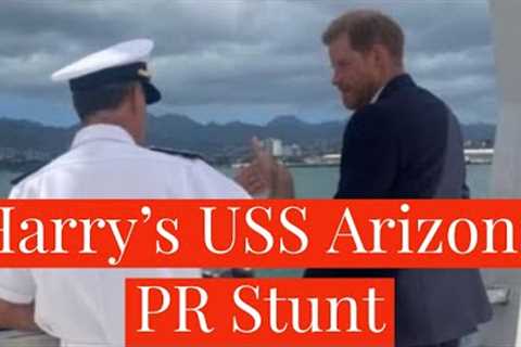 Prince Harry Visits Hawaii''''s USS Arizona Memorial in Another Seemingly Remembrance Day PR Stunt