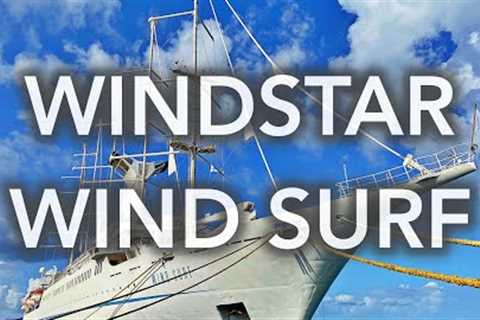 Windstar Wind Surf - 4K video tour of the world''''s largest sailing cruise ship