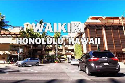 Waikiki, Honolulu, Hawaii - Driving Tour 4K