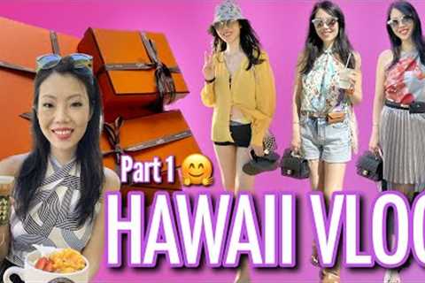 HAWAII VLOG PT. 1 *Hermes Hawaii Haul, Kona Coffee Purveyors, Island Vintage Coffee, Liliha Bakery*