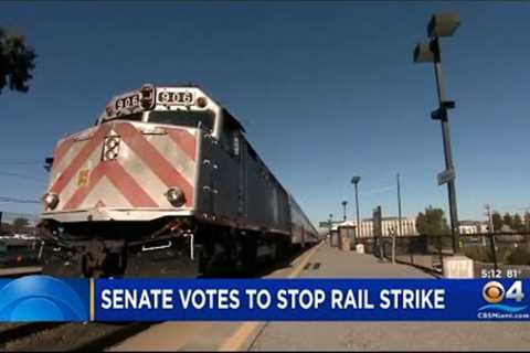 Senate Approves Bill To Block Rail Worker Strike