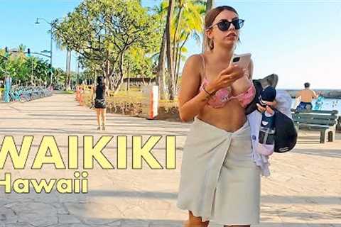 WALKING WAIKIKI | Sheraton Waikiki Hotel to The Wall [HAWAII PEOPLE]