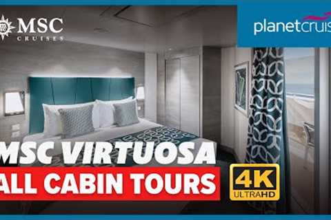 All Cabin Tours on MSC Virtuosa | Planet Cruise