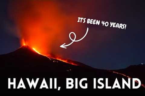 THE MOUNA LOA VOLCANO ERUPTED! | HAWAII BIG ISLAND GUIDE PART 1