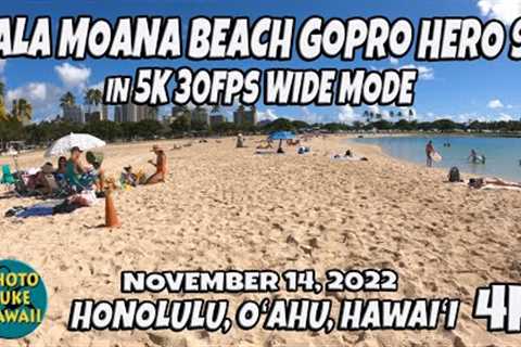 Ala Moana Beach GoPro Hero 9 5K30fps November 14, 2022 Oahu Hawaii