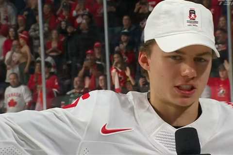Connor Bedard refused to talk about himself after World Juniors gold