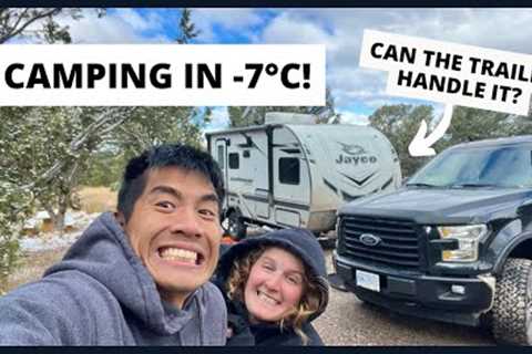 FREEZING in our RV | More truck problems | White Sands Natl Park!