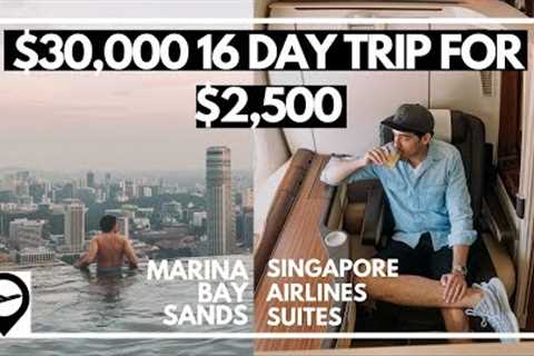 Crazy Rich Asians Style Trip - Singapore Airlines Suites Marina Bay Sands