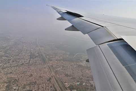 MIGHTY EMIRATES 777-300ER Landing at Delhi Indira Gandhi Airport!