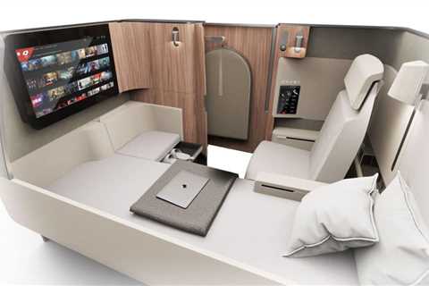 Qantas Introduces New First-Class Cabins Looking Like Small Living Rooms