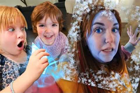 FROZEN MOM GAME!! Adley Dance Performance! Dad goes CAT Snowboarding! and Niko Hulk morning routine