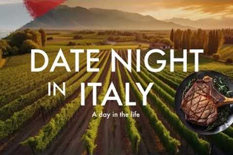 A Romantic Evening in Italy: Wine and Steak for Two | Day in the life 🇮🇹