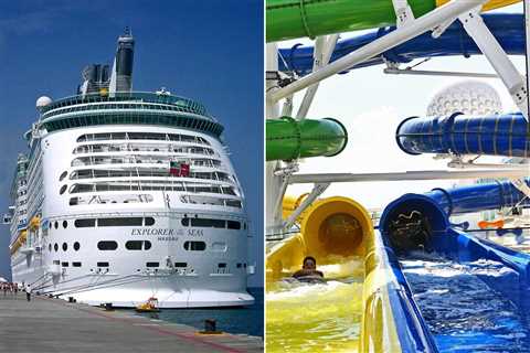 Royal Caribbean adds water slides to Explorer of the Seas