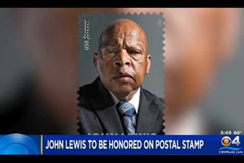 Late Civil Right Icon Rep. John Lewis Honored With Postage Stamp