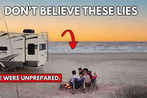 Camping Unprepared: Huge LIES about RV Boondocking that are Taboo