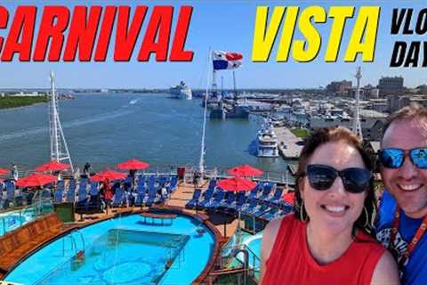 Carnival Vista Caribbean Cruise - Sail Away from Galveston - VLOG Day 1