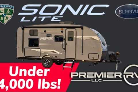 Spacious Travel Trailer Under 4,000 lbs! Sonic Lite SL169VUD from Venture RV - 2023