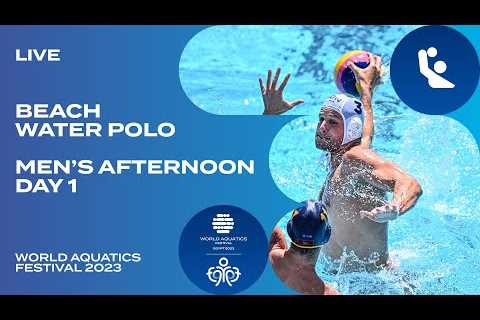 LIVE | Day 1 | Men''s Afternoon | Beach Games Beach Water Polo Qualification Tournament 2023