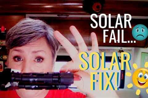 NEW RV SOLAR POWER FAILS...and HOW I FIXED IT!