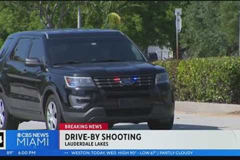 Search on for black sedan in drive-by shooting of woman in Lauderdale Lakes