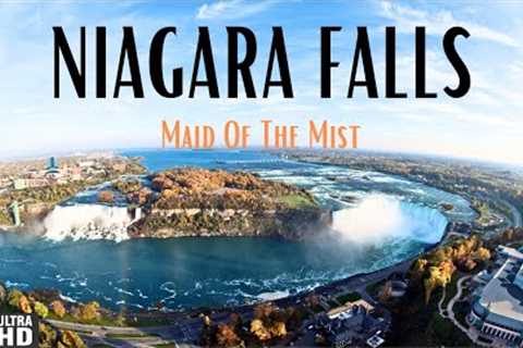 NIAGARA FALLS In 4K(UHD) - Cinematic, Calm, Inspirational Music | Maid Of The Mist | Ontario | 2023