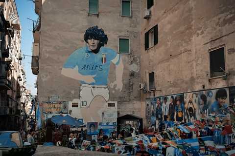 Discover Naples’ obsession with football legend Diego Maradona