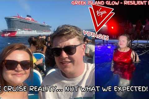 WE WENT ON OUR FIRST CRUISE IN OUR 20''S... here''s how it went... *virgin voyage GREEK ISLAND GLOW*
