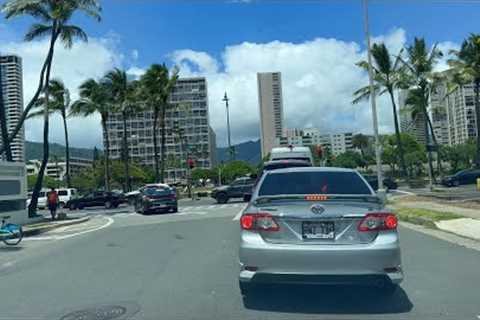 Driving from Waikiki to Pearl Harbor | Oahu, Hawaii
