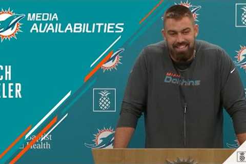 DT Zach Sieler Meets with the Media | Miami Dolphins Training Camp