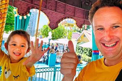 Visiting ADVENTURE CITY Theme Park in Anaheim with a Toddler