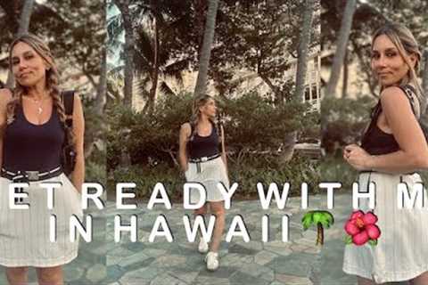 GET READY WITH ME IN HAWAII💄 HOTEL GRWM 💄 THRIFT GONE WRONG THE JO DEDES AESTHETIC