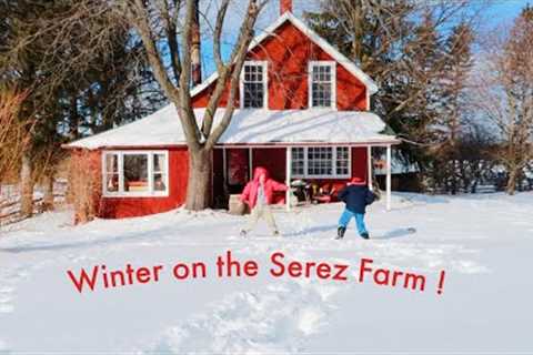 A Winter Day on the Farm! Adventures with Julie and Sofie