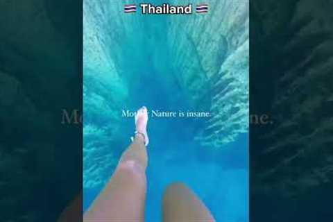 Places on earth with bluest water 💧 #explore #placestovisit #shorts