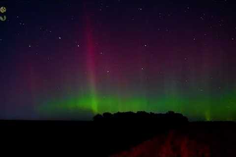 Northern Lights Fills The Sky Over St Cloud, MN 9/12/2023