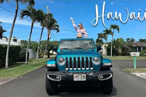 Road trip around Hawaii 🌴 dreamy beaches & the best things to do! Oahu Hawaii travel vlog