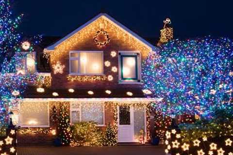 🎄100 OUTDOOR CHRISTMAS LIGHTING IDEAS FOR HOME - CHRISTMAS DECOR IDEAS DIY - ROOF DECORATING..