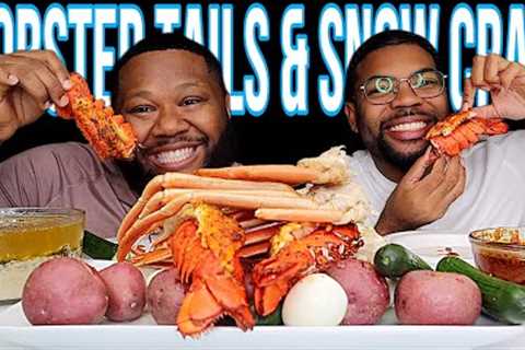LOBSTER AND SNOW CRABS with Dippin Dash Butter Sauce ft @BeingMylen