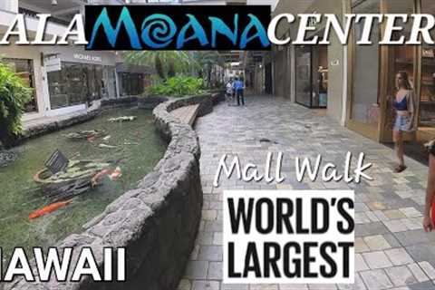 World''s LARGEST Open Air Shopping Mall | Walking Hawaii''s Ala Moana Center | Vacation Travel Guide