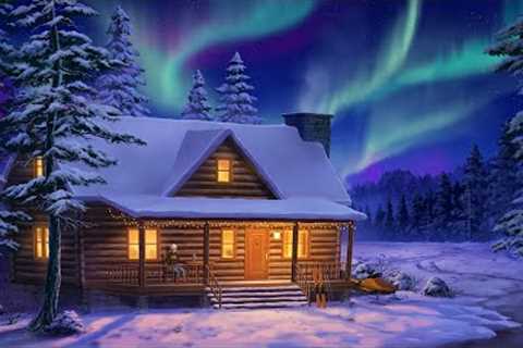 cabin in the snow. 🧊 winter lofi mix
