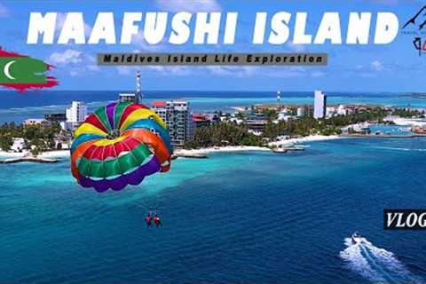 MAAFUSHI ISLAND 🏝️| Parasailing 🪂 | No Alcohol | No Bikini | Maldives 🇲🇻| Travel With Ayale ..