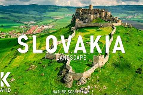 FLYING OVER SLOVAKIA - 4K UHD Scenic Relaxation Film With Calming Music - 4K VIDEO ULTRA HD