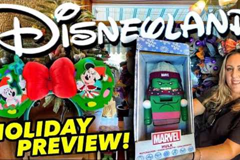 DISNEYLAND HOLIDAYS 2023 PREVIEW! Tons of Merchandise, Decorations around the Park, & Big..