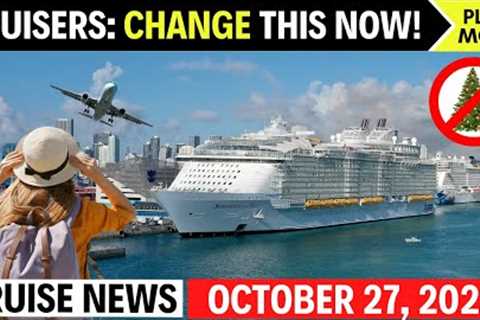 👉THIS Could Ruin 1,000s of Holiday Cruises! (Top 10 Cruise News)