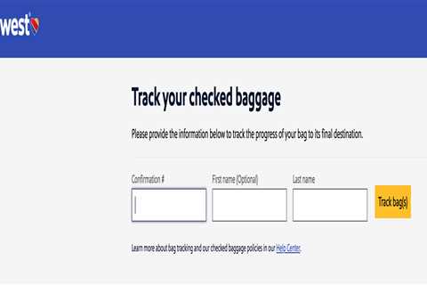 Southwest baggage tracking tool is officially launched in the app